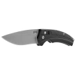Herbertz CJH Black Aluminum Automatic Knife, Satin 420 (55026)