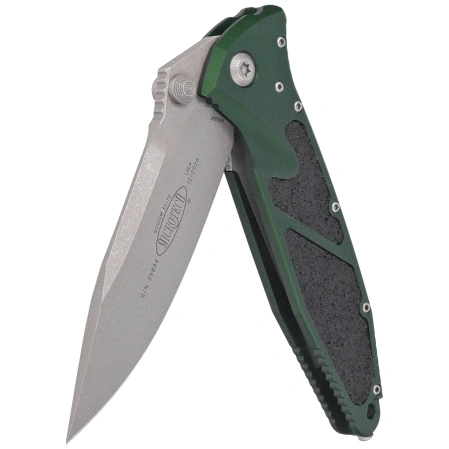 Nóż składany Microtech Socom Elite S/E-M Emerald Green Aluminium, Apocalyptic M390 by Tony Marfione (160-10APEG)