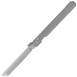 KB Knife by Kubey Prism T/E Gray Titanium, Beadblasted M390 by Yuze Zhong (KB243D)
