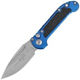 Microtech LUDT Gen III S/E Automatic Knife Blue Aluminum, Stonewashed M390MK by Tony Marfione (1135-10BL)