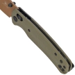 Bestechman Cicada's Wing OD Green G10, Gold 10Cr15MoV (BMK06C)