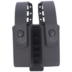 ESP Double Magazine Holder for 9 mm Luger / .40 Double-Stack Magazines with UBC-02 Mount, Black (MH-MH-14-S)