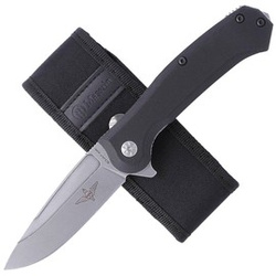 Nóż składany Maserin Police 680/G10N Black G10, Stonewashed N690 by Nicolai Lilin