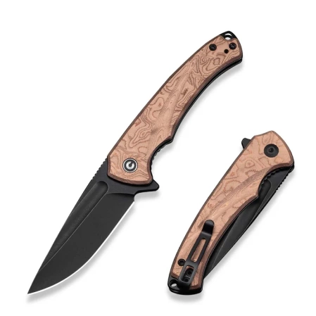 Nóż składany Civivi Voidflare Copper G10, Blackstonewashed 14C28N (C24040-3)
