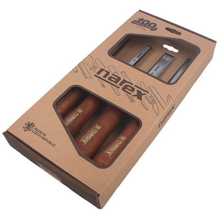 Narex Profi chisel set with side chamfer 6, 12, 20, 26 (863201)