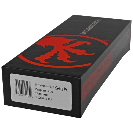 Nóż automatyczny OTF Microtech Ultratech Gen IV T/E Caspian Blue Aluminium, Black M390MK by Tony Marfione (11234-1CU)