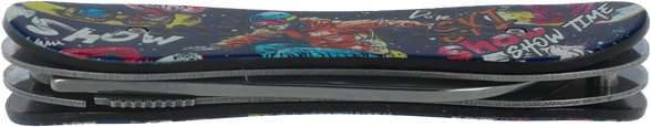 Nóż składany Third Decor Habitat N119A Snowboard Double-Sided 3D Snowboarder Aluminium, Mirror 420 (TH-N119A)