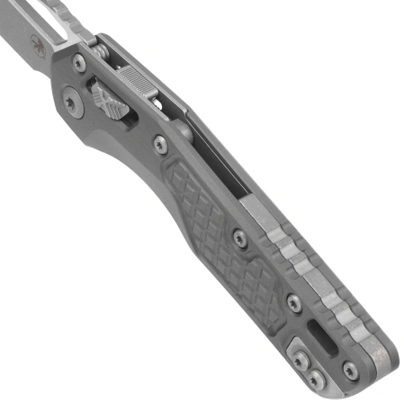 Microtech MSI S/E Knife Natural Clear Frag Aluminum, Apocalyptic M390MK by Tony Marfione (210-10APFRNC)