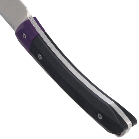 Nóż Kizer MoMo Fix 3 Purple-Black G10, Stonewashed AEB-L by Vladimir Legachev (1124A3)