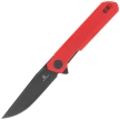 Bestechman Mini Dundee Knife Special Red G10, Black PVD D2 by Ostap Hel (BMK03N)