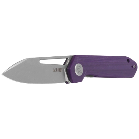 Kubey Royal Knife Purple G10, Stonewashed 14C28N by Colin Maisonpierre (KU321U)