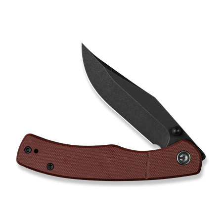 Nóż składany Civivi Clingman Burgundy G10, Black Stonewashed Nitro-V by Taylor Martin Best Damn EDC (C23065-2)