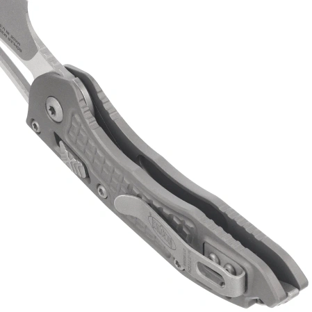 Microtech M-Stitch Ram-Lok S/E Knife Natural Clear Frag Aluminium, Apocalyptic M390MK by Borka Blades and Tony Marfione (169MRL-10APFRNC)