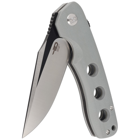 Nóż składany Bestech Arctic Grey G10, Black / Satin D2 (BG33C-1)