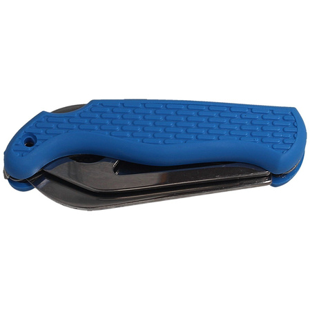 Nóż żeglarski MAC Boat 2 Blue PP-TPE, Satin W 1.4034