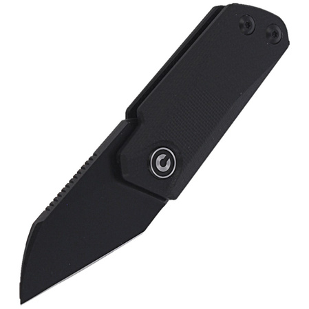 Nóż składany CIVIVI Ki-V Black G10, Black Stonewashed by Ostap Hel (C2108B)