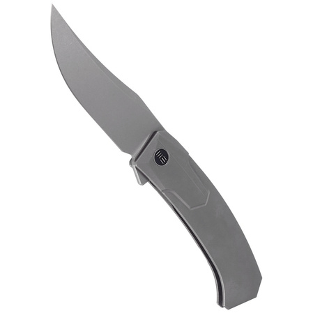 Nóż składany WE Knife Shuddan Gray Titanium, Gray Stonewashed CPM 20CV by Rafal Brzeski (WE21015-4)