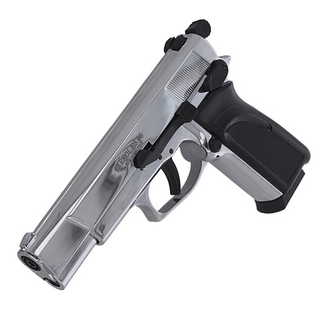 Airgun set 03: Voltran Ekol ES 66 Shiny 4.5 mm Pistol, 1500 BBs, 10 CO₂ cartridges, 100 targets