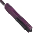 Microtech Ultratech Gen IV D/E OTF Knife Purple Abrasion Half Tri-Grip Aluminum, Purple Abrasion M390MK by Tony Marfione (11224HT-1PUAA)