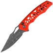 Nóż składany Civivi Anaaki Red Aluminium, Damascus (C24039-DS1)