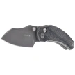 Kizer Mini Bulldog Knife Black Micarta, Gray Stonewashed Nitro-V by O.SHO (V3672SA2)