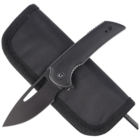 CIVIVI Knife Odium Black G10, Black Stonewashed by Ferrum Forge Knife Works (C2010E)