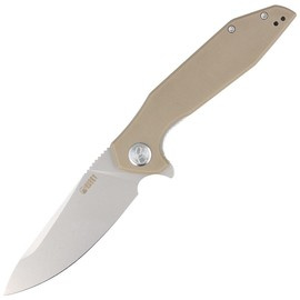 Kubey Nova LL KU117I Knife Tan G10, Bead Blasted D2