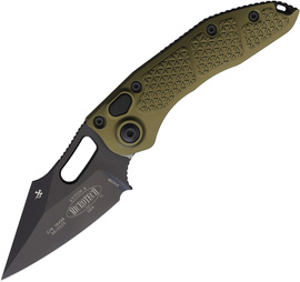 Nóż automatyczny Microtech Stitch-A S/E OD Green Aluminium, Black M390MK by Borka Blades and Tony Marfione (169-1OD)