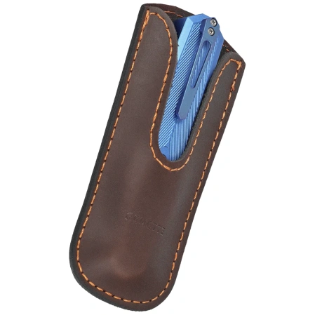 Nóż grawitacyjny Remette RT-Swordfish CP Blue Aluminum/Fat Carbon, Stonewashed 14C28N (ZL103C3)