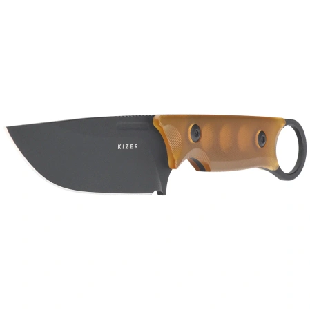 Nóż Kizer Cabox Yellow PEI, Black Nitro-V by Jonathan Styles (1048A6)