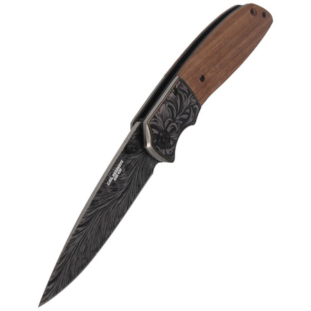 Nóż składany Herbertz CJH Walnut Wood, Dark Blade (44089 - 584812)