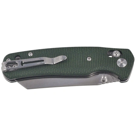 Bestechman Cicada's Wing Knife OD Green Micarta, Satin 10Cr15MoV (BMK06-M-2)
