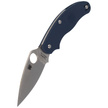 Spyderco UK Penknife FRN Dark Blue CPM S110V PlainEdge Knife (C94PDBL)