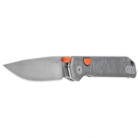 Nóż składany Kizer Begleiter 2.9 BLL Gray Aluminium, Satin CPM S35VN by Azo (Ki3458.2BDA1)