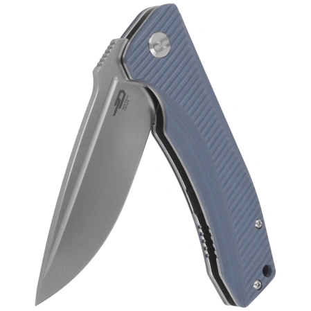 Nóż składany Bestech Mako Grey G10, Stonewashed/Satin K110 (BG27C)