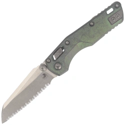 Nóż składany Microtech MSI Mini S/E Antique Green Titanium, Bronze Stonewashed M390MK by Tony Marfione (210M-15MS2)