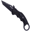 FOX The Dart Karambit Knife Black G10, Black Idroglider N690 by Doug Marcaida (FX-597 XT)