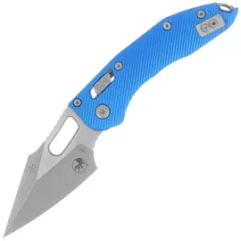 Microtech Stitch Ram-Lok S/E Knife Blue Fluted G10, Apocalyptic M390MK by Borka Blades and Tony Marfione (169RL-10APFLBL)