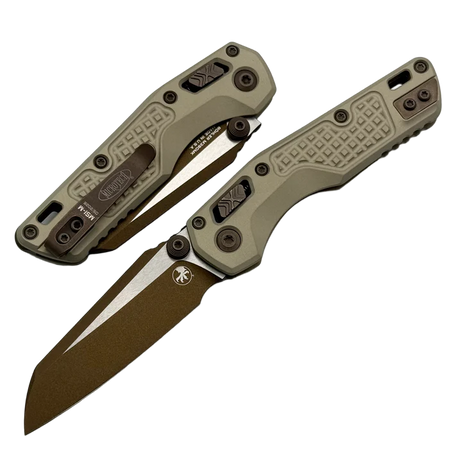 Nóż składany Microtech MSI Ram-Lok Mini S/E Champagne Gold Frag Aluminium, Gold M390MK by Tony Marfione (210M-10FRCG-C19Z23)