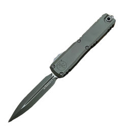 Nóż automatyczny OTF Microtech Ultratech Gen IV D/E Cerakote Moss Green Aluminium, Cerakote Moss Green M390MK by Tony Marfione (11224-1 MG-C21Z13)