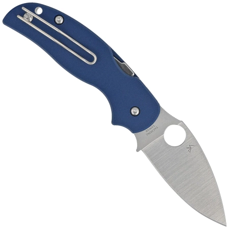Nóż składany Spyderco Sage 5 Cobalt Blue G10, Satin CPM SPY27 by Sal Glesser (C123GPCBL)