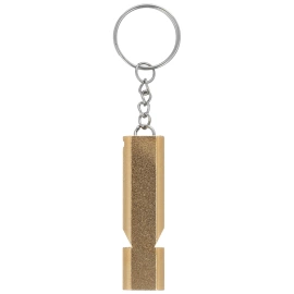 Barbaric Whistle Key-ring Gold Aluminum (16215-GD)