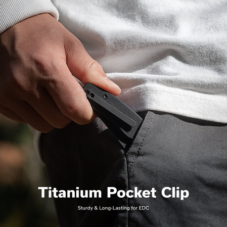 Nóż składany Civivi Clingman Black G10, Black Stonewashed Nitro-V by Taylor Martin Best Damn EDC (C23065-1)