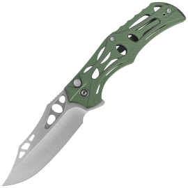 Nóż składany Civivi Biophase Green Aluminium, Satin Nitro-V (C23083-1)