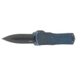 Heretic Manticore S D/E Breakthrough Blue Aluminum, Black DLC MagnaCut OTF Knife by Tony Marfione Jr. (H024F-6A-BRBLU)