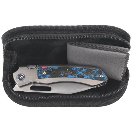Nóż składany Remette Orca Gray Titanium/Ultimate Warrior CamoCarbon, Pearlescent M390 (ORCAUR)