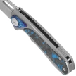 Remette RT-Saker Falcon Knife Gray Titanium / Carbon Fiber, Manual Fine Grinding Satin S45VN (ASTP-1)