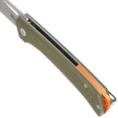 BlackFox Sneaky OD Green G10 Knife, Bead Blasted D2 (BF-768 OD)
