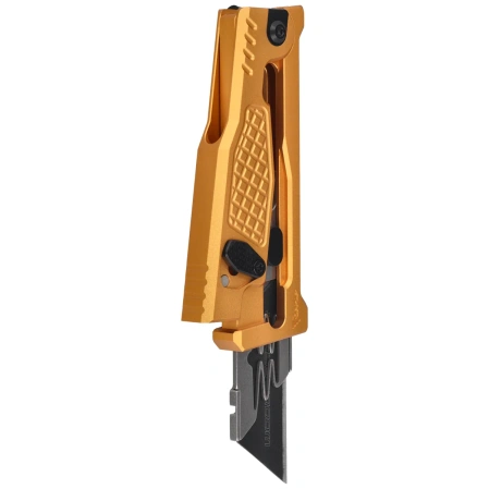 Nóż grawitacyjny Reate EXO-U V1 Yellow Diamond Pattern Aluminium, Stainless Steel