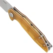 Kubey Nova KU117N Knife, Yellow Ultem, Satin 14C28N